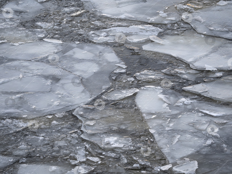 Скачать Ледяная текстура озер на открытом воздухе со снегом фотосток Ozero