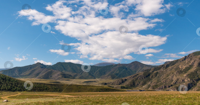Скачать пейзаж Горного Алтая. Сибирь, Россия фотосток Ozero