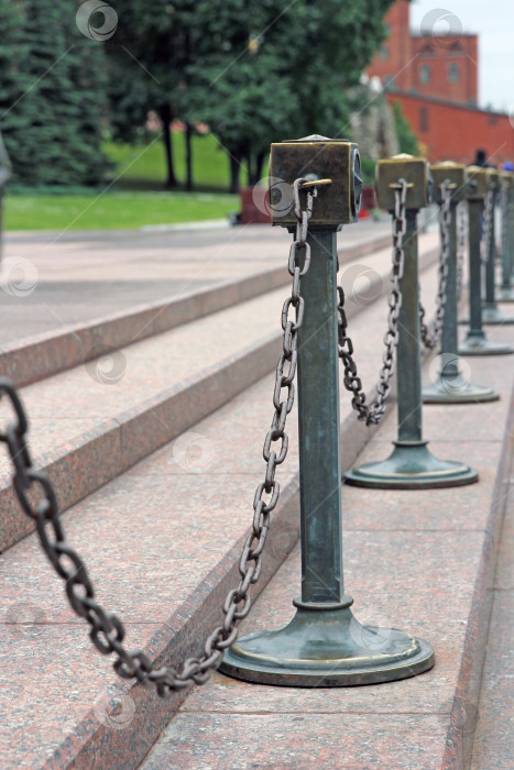 Скачать Ограда могилы Неизвестного солдата. Кремль, Москва, Россия фотосток Ozero