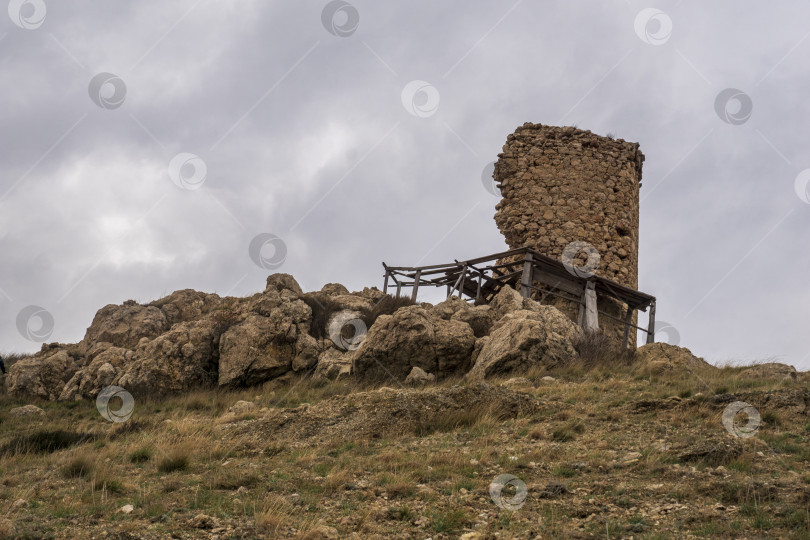 Скачать Крым, крепость Чембало фотосток Ozero