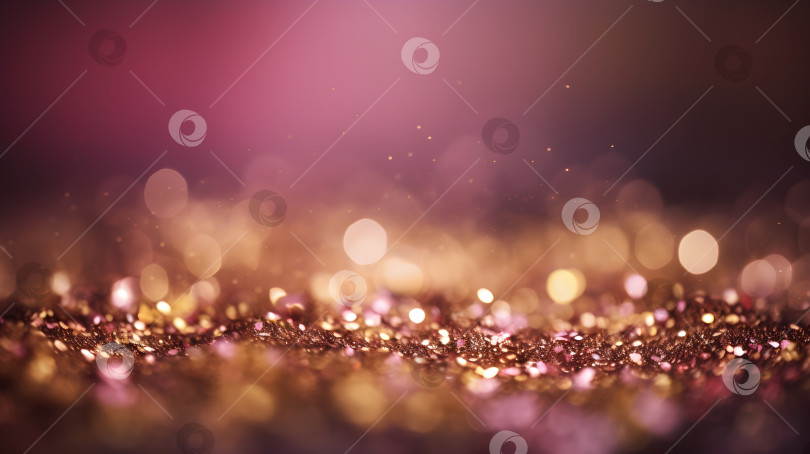 Скачать Золотые огни праздничного боке на сверкающем фоне фотосток Ozero