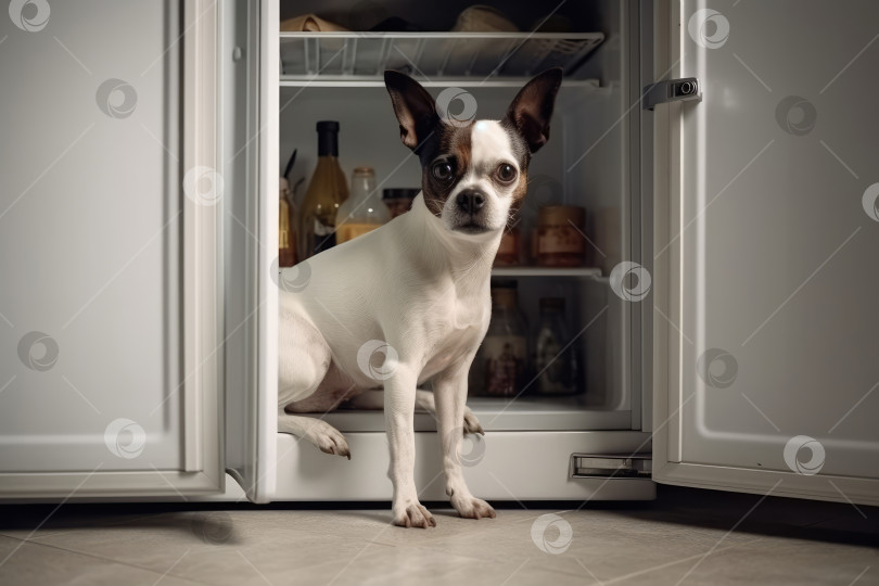 Скачать Домашняя собака ищет спасения от летней жары фотосток Ozero