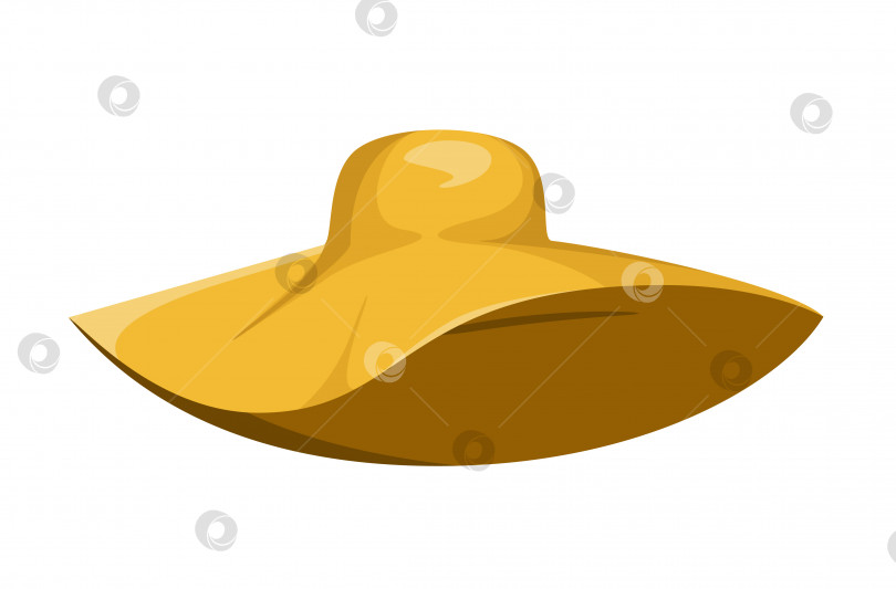 Скачать Летняя желтая шляпа фотосток Ozero