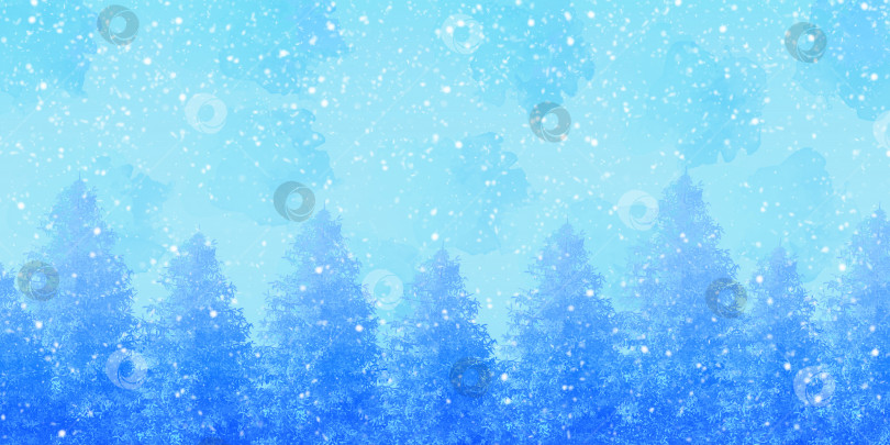 Скачать Зимний фон для обоев или веб-дизайна. шаблон баннера на новый год и Рождество 2023 года, плакат. фотосток Ozero