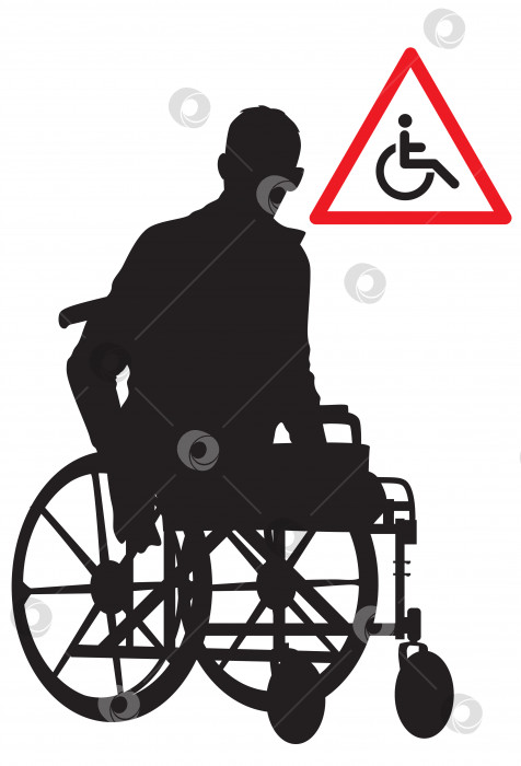 Скачать инвалид в инвалидной коляске фотосток Ozero