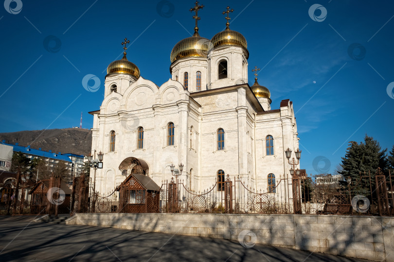 Скачать Спасский собор Пятигорска, Россия - 12 февраля 2022 года фотосток Ozero