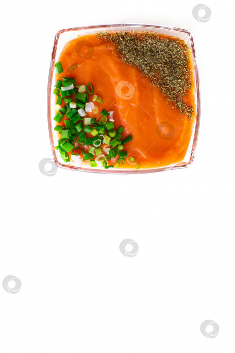 Скачать Крем-суп. Овощной суп из моркови, свеклы, лука, картофеля. фотосток Ozero