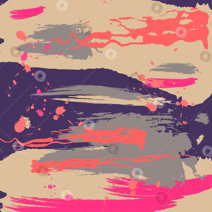 Скачать Векторная абстрактная художественная графика красочные капли чернил текстура фонового шаблона фотосток Ozero
