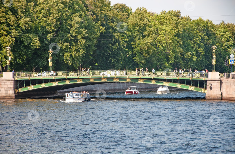 Скачать Санкт-Петербург, Россия - Пантелеймоновский мост. фотосток Ozero
