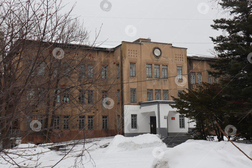 Скачать Военный госпиталь в Южно-Сахалинске фотосток Ozero