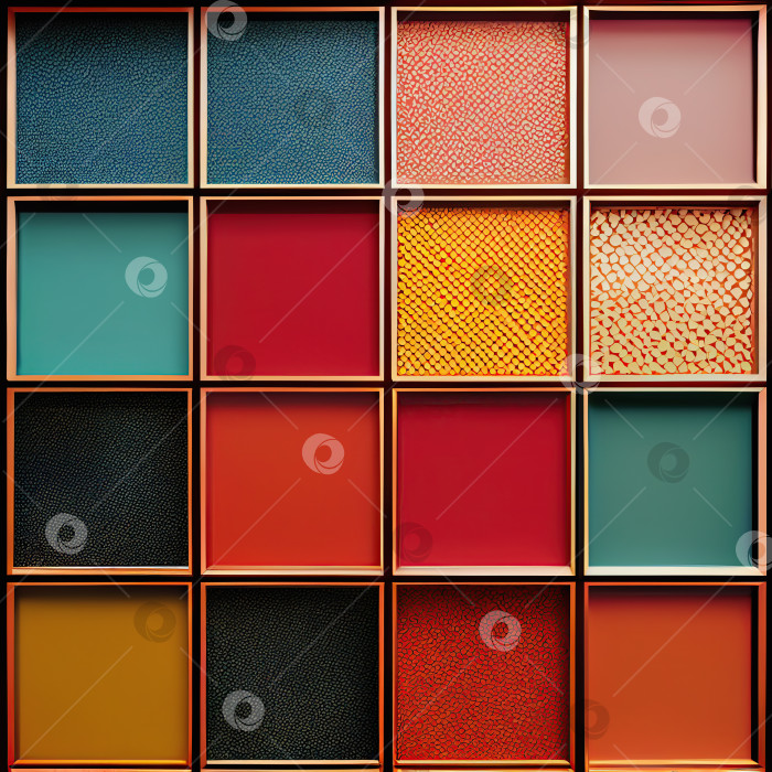 Скачать Цветные текстурированные блоки на фоне рамок фотосток Ozero