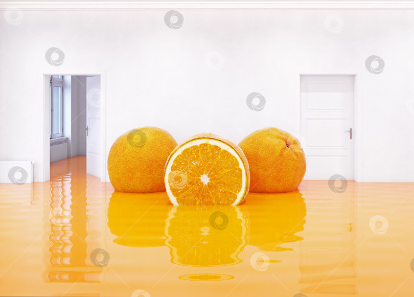 Скачать апельсины в комнате фотосток Ozero