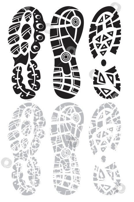 Скачать спортивная обувь footprint фотосток Ozero