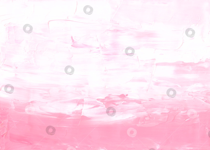 Скачать Абстрактный пастельно-розовый и белый текстурированный фон. Легкая роспись мастихином, минималистичный фон. Мазки кистью по бумаге. Современное искусство фотосток Ozero
