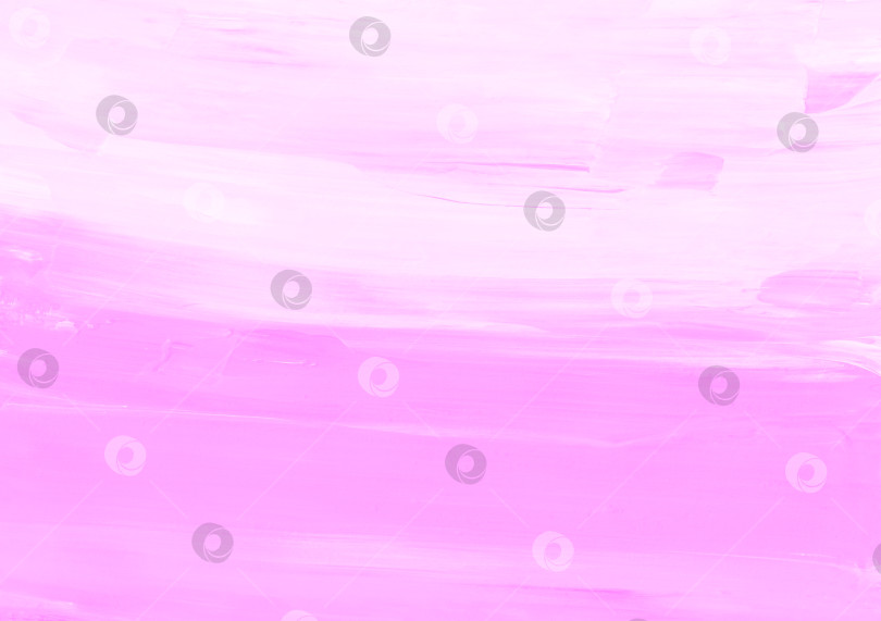 Скачать Абстрактный пастельный нежно-розовый и белый фон. Градиентный фон цвета светлой фуксии. Мазки кистью по бумаге. фотосток Ozero