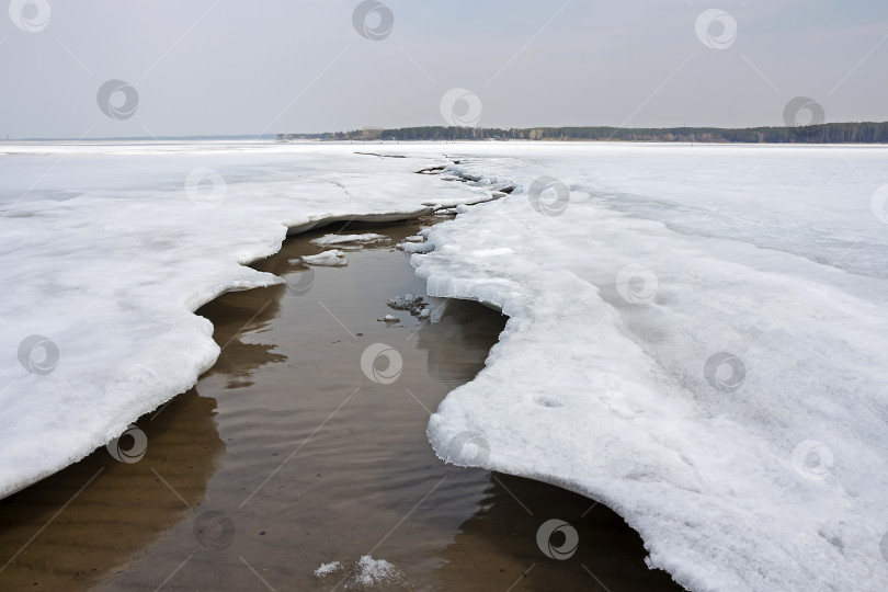 Скачать Растопить лед на реке фотосток Ozero