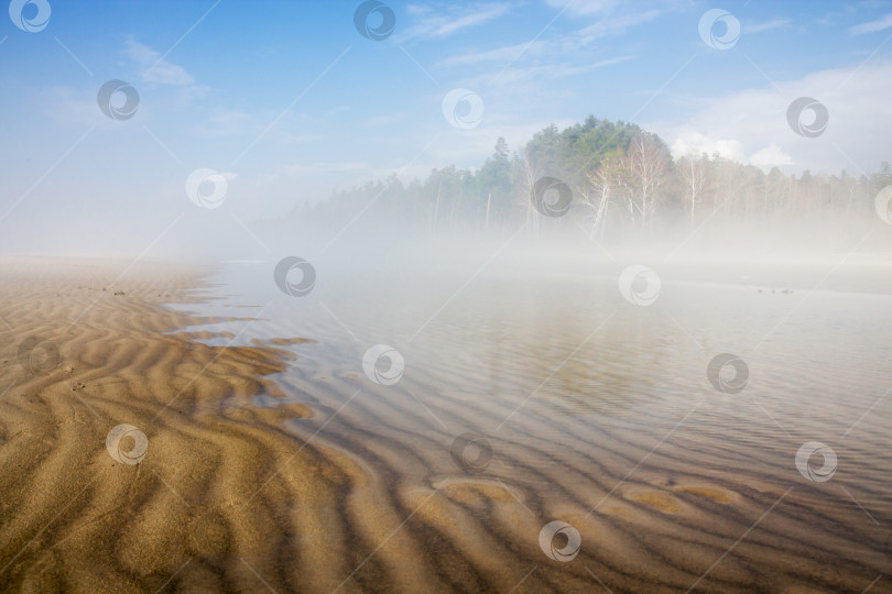 Скачать Весенний пейзаж на сибирской реке Обь фотосток Ozero