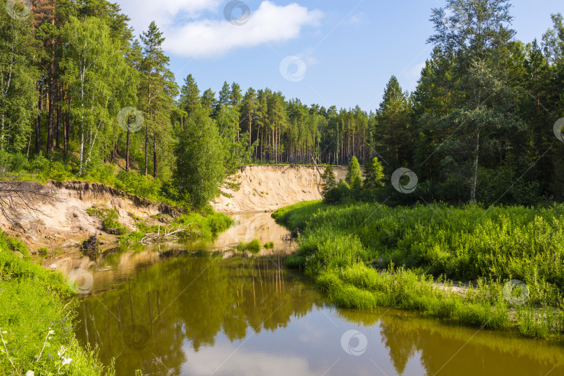 Скачать Каракан - река в Сибири, Новосибирская область, Россия фотосток Ozero