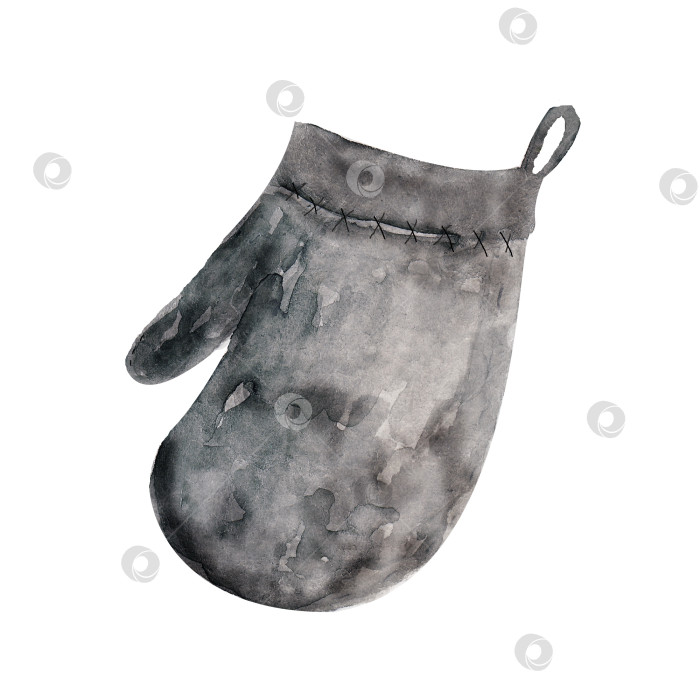 Скачать акварельная войлочная перчатка-мочалка для бани и сауны фотосток Ozero