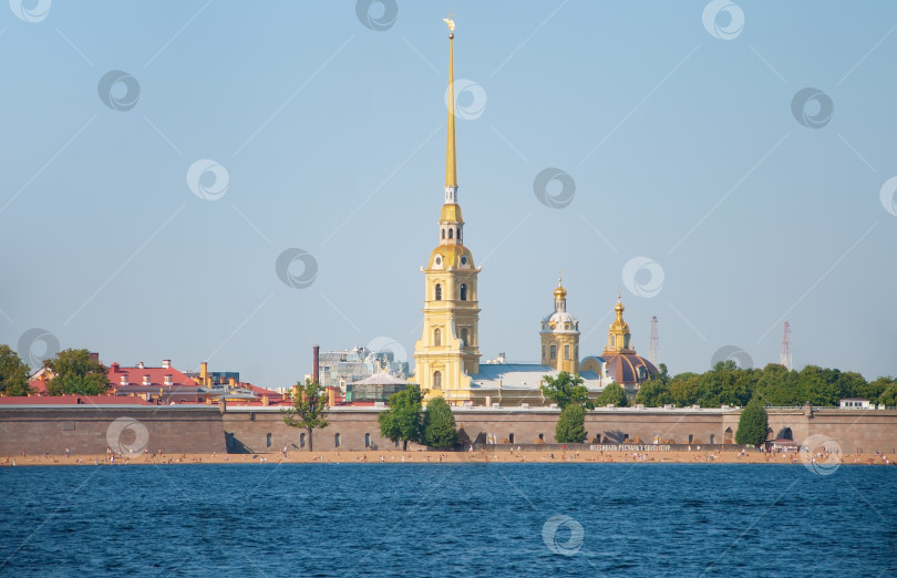 Скачать Санкт-Петербург, Петропавловская крепость на Заячьем острове. фотосток Ozero