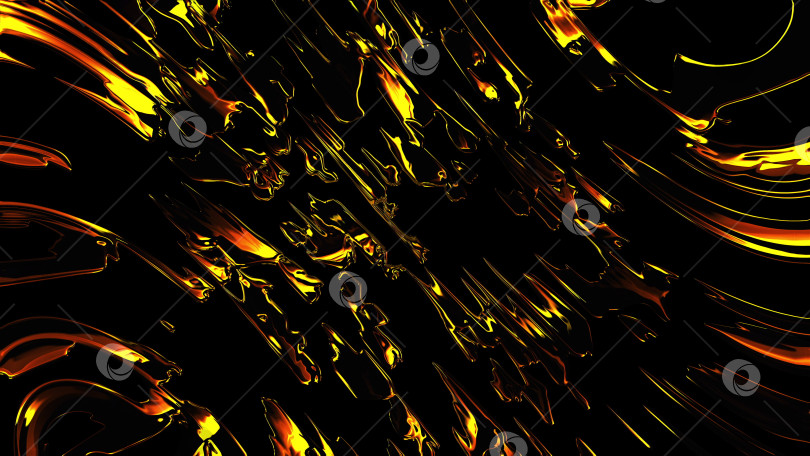 Скачать Компьютер сгенерировал эффект летящих водяных брызг. виртуальный фон для 3d-рендеринга фотосток Ozero