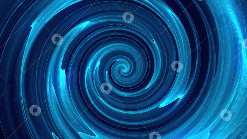 Скачать Сгенерированный компьютером фон с абстрактной спиралью. 3D рендеринг воронки жидкости с волнами фотосток Ozero