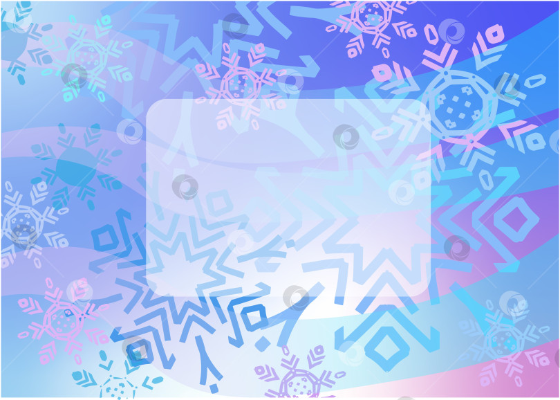 Скачать Зимний снежный фон. Векторная иллюстрация. Снегопадное небо. Рождественский фон. Падающий снег. фотосток Ozero