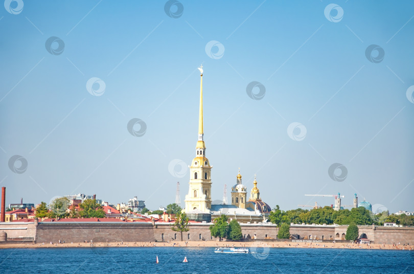 Скачать Санкт-Петербург, Петропавловская крепость на Заячьем острове. фотосток Ozero