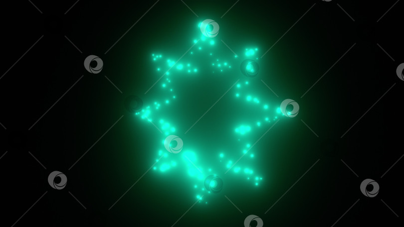 Скачать Мерцающие огни звезды в космосе - современный 3d-фон в стиле ночной жизни, созданный компьютером 3d-рендеринг фона фотосток Ozero