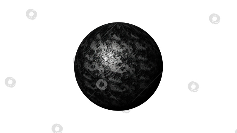 Скачать Трехмерная сфера, выделенная на белом фоне фотосток Ozero