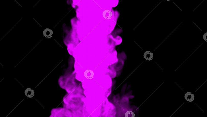 Скачать Яркий столб дыма в космосе, современный абстрактный фон для 3d-рендеринга, компьютерная иллюстрация фотосток Ozero
