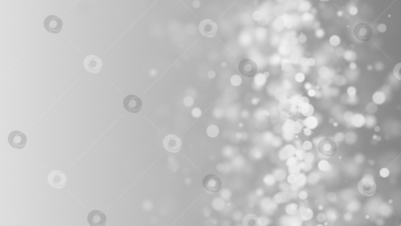 Скачать Множество белых частиц боке в пространстве, сгенерированный компьютером абстрактный фон, фон для 3d-рендеринга фотосток Ozero