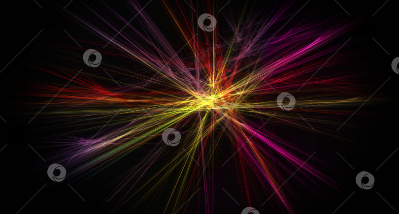 Скачать Красочная хаотичная веб-абстракция, современная концепция 3d-рендеринга, компьютерный фон фотосток Ozero
