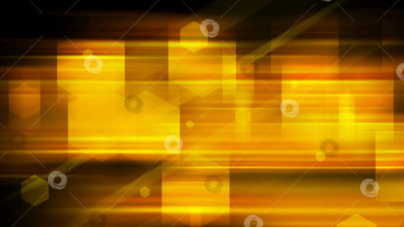 Скачать Оранжевая линейная абстракция с геометрическими линиями и формами, 3d-рендеринг, компьютерный фон фотосток Ozero