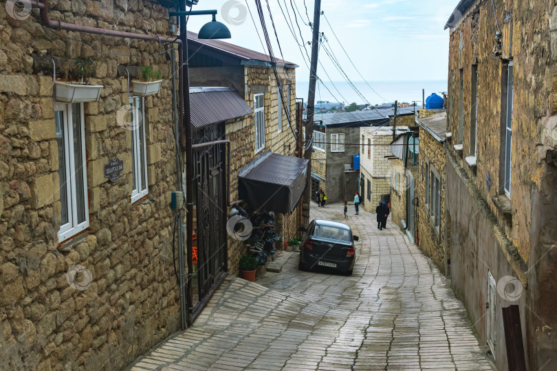 Скачать улица в историческом квартале Дербента, Дагестан фотосток Ozero