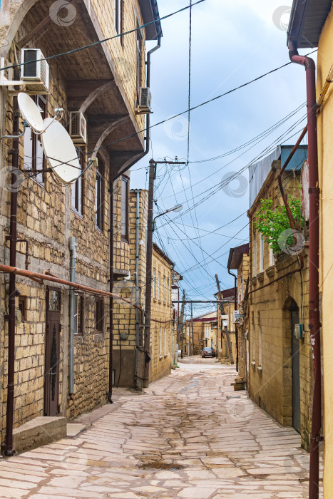 Скачать махалли в Дербенте, древние улицы исторического центра города, Дагестан фотосток Ozero