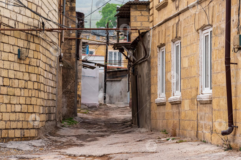 Скачать улица в историческом центре Дербента, Дагестан фотосток Ozero