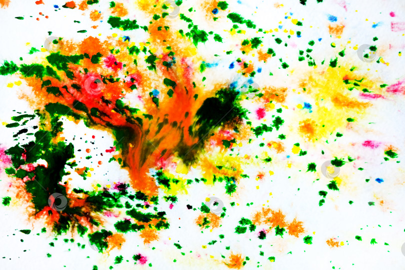 Скачать абстрактный рисованный акварельный фон фотосток Ozero