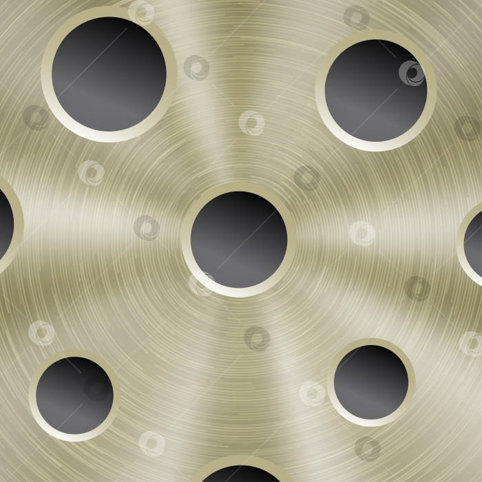 Скачать Абстрактный металлический фон с круглыми отверстиями фотосток Ozero