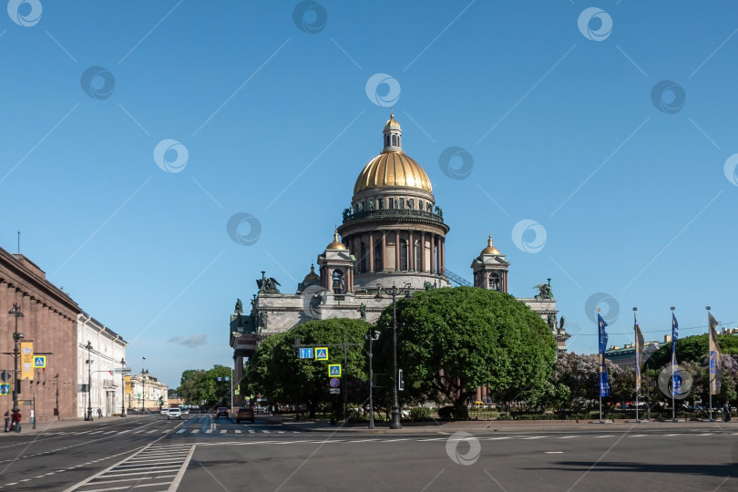 Скачать Исаакиевский собор в Санкт-Петербурге, Россия, 2022 год. фотосток Ozero