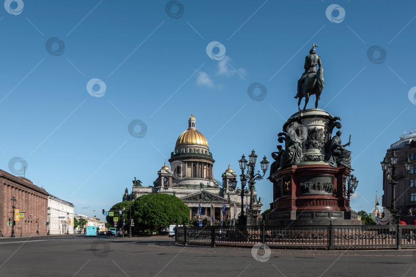 Скачать Исаакиевский собор в Санкт-Петербурге, Россия, 2022 год. фотосток Ozero