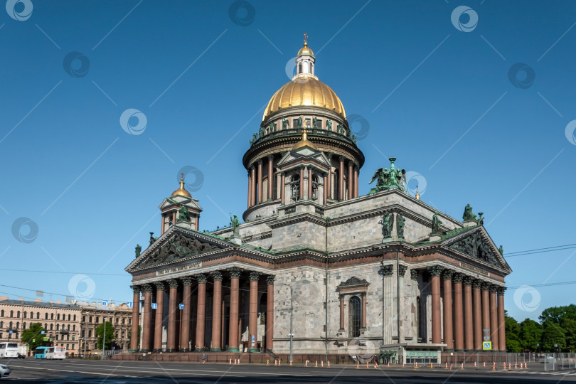 Скачать Исаакиевский собор в Санкт-Петербурге, Россия, 2022 год. фотосток Ozero