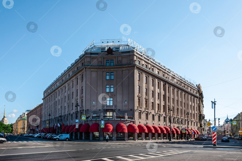 Скачать Отель "Астория" в центре Санкт-Петербурга, Россия, 2022 фотосток Ozero