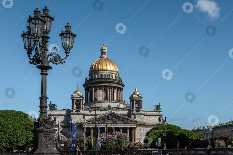 Скачать Исаакиевский собор в Санкт-Петербурге, Россия, 2022 год. фотосток Ozero