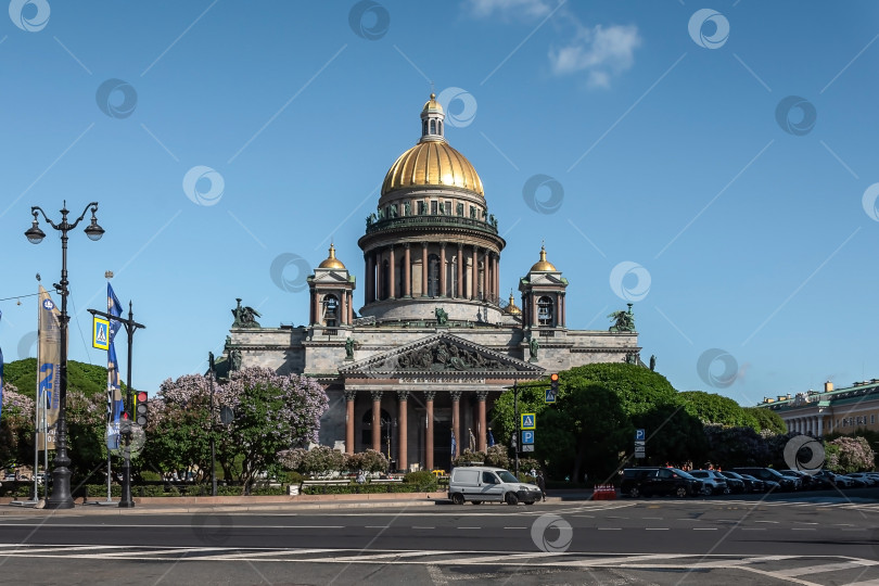 Скачать Исаакиевский собор в Санкт-Петербурге, Россия, 2022 год. фотосток Ozero