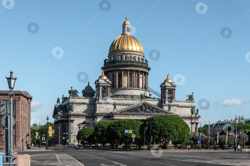 Скачать Исаакиевский собор в Санкт-Петербурге, Россия, 2022 год. фотосток Ozero