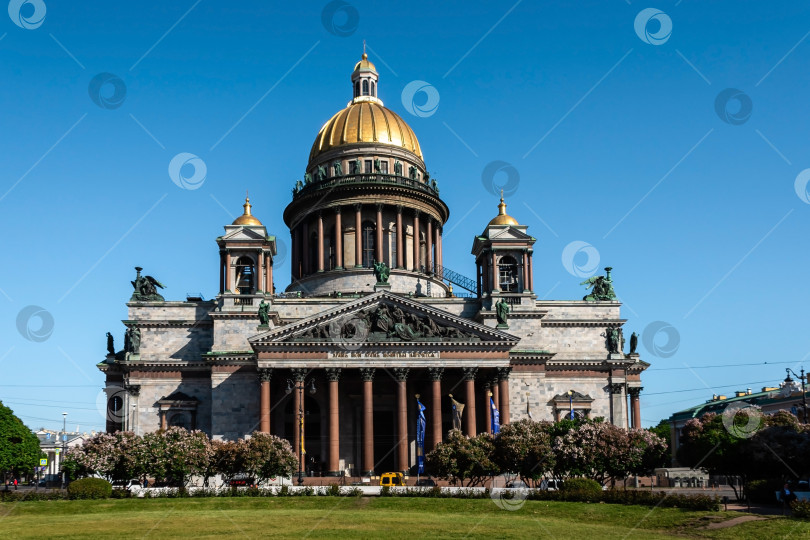 Скачать Исаакиевский собор в Санкт-Петербурге, Россия, 2022 год. фотосток Ozero