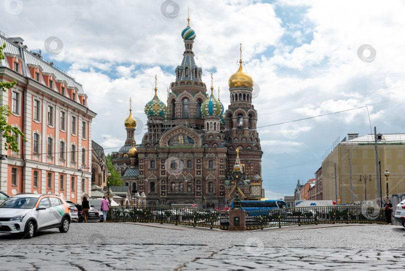 Скачать Россия, Санкт-Петербург, июнь 2022 года: Храм Спаса-на-Крови фотосток Ozero