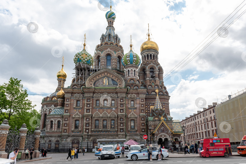 Скачать Россия, Санкт-Петербург, июнь 2022 года: Храм Спаса-на-Крови фотосток Ozero