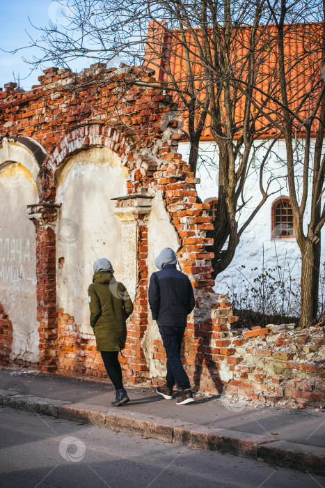 Скачать Россия, Выборг, 06.11.2019 Улица и старые дома города Выборга фотосток Ozero